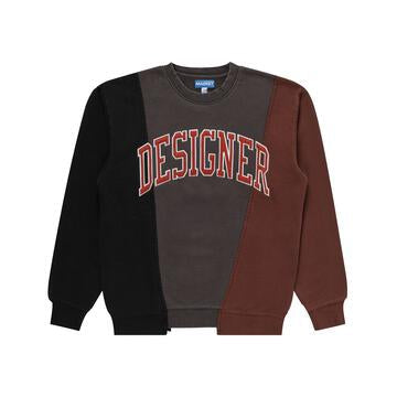 Designer Arc 3 Panel Crewneck - Black - Chinatown Market