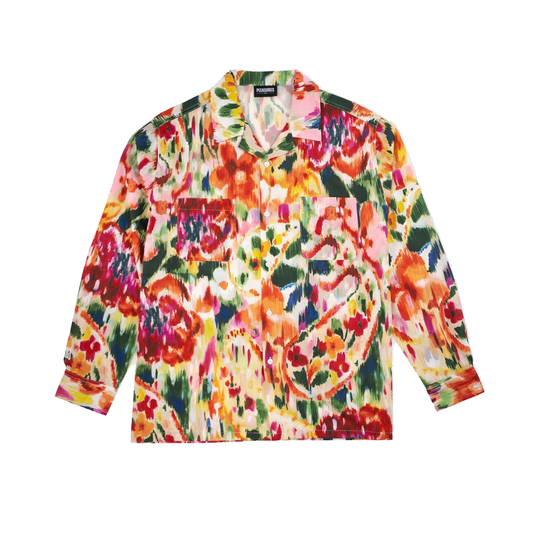 Trip Long Sleeve Button Down - Multi Color - Pleasures