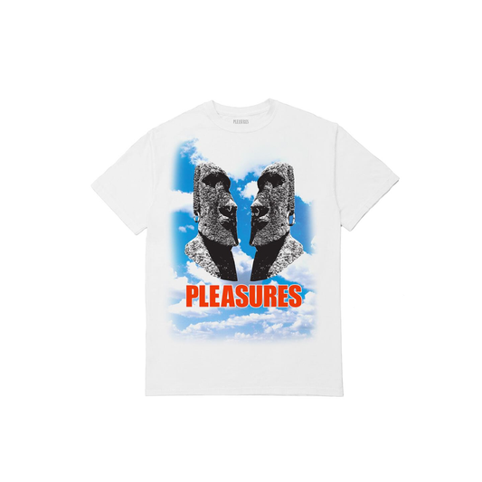 Out Of My Head Tee - White - Pleasures