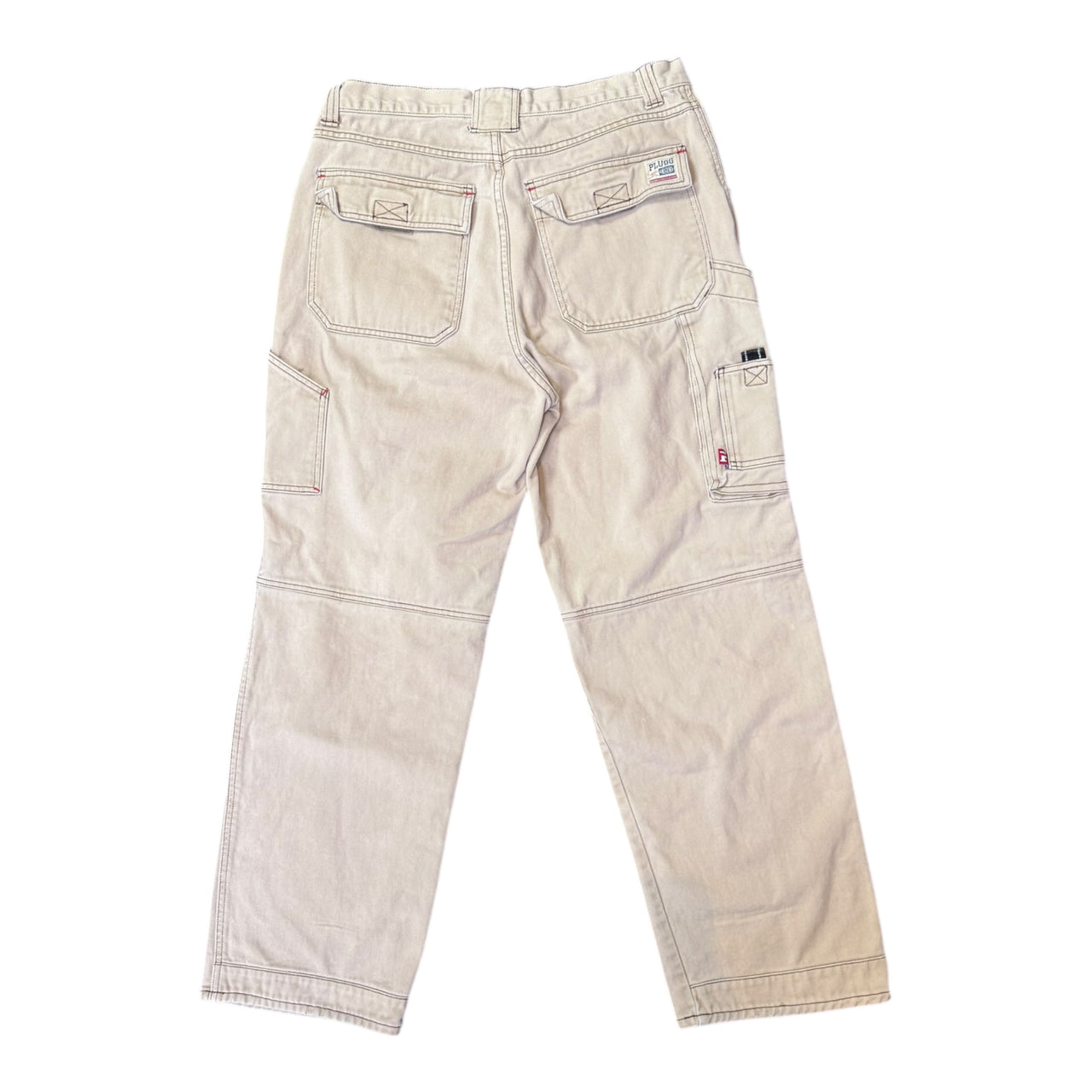 PLUGG Tan Baggy Cargo Pants