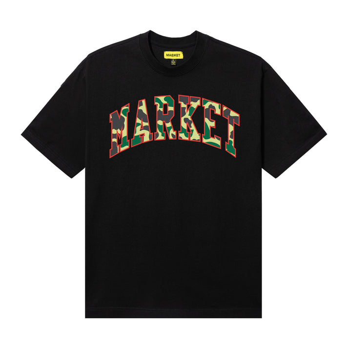 Reverse Duck Camo Tee - Black - Chinatown Market