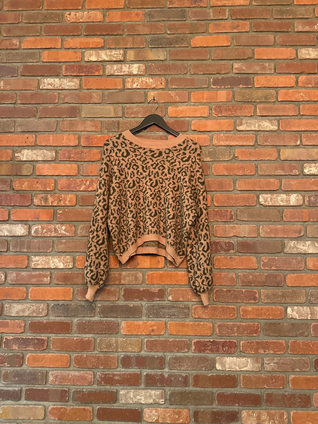 Love Token Leopard Sweater