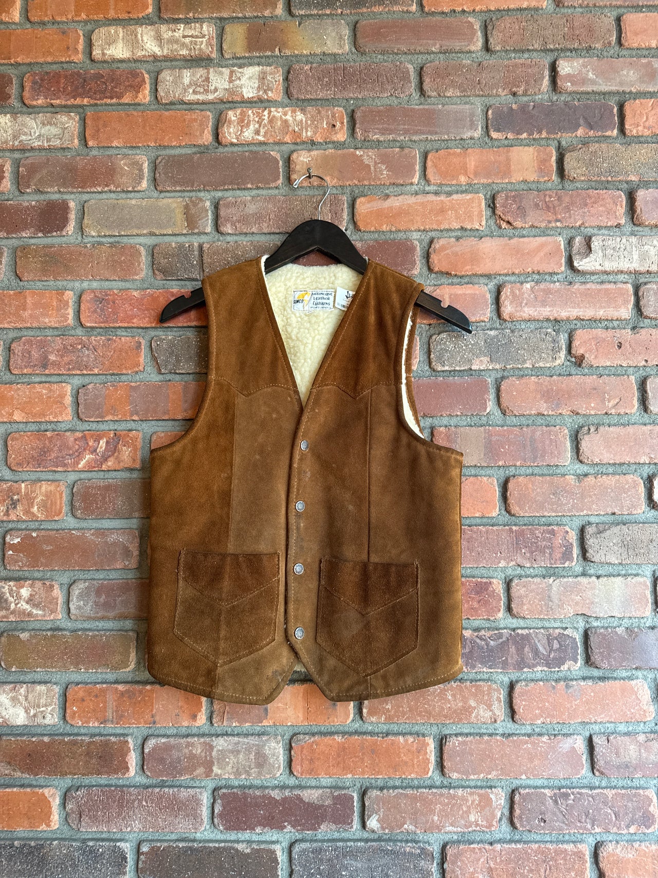 70s Suede Leather Vest