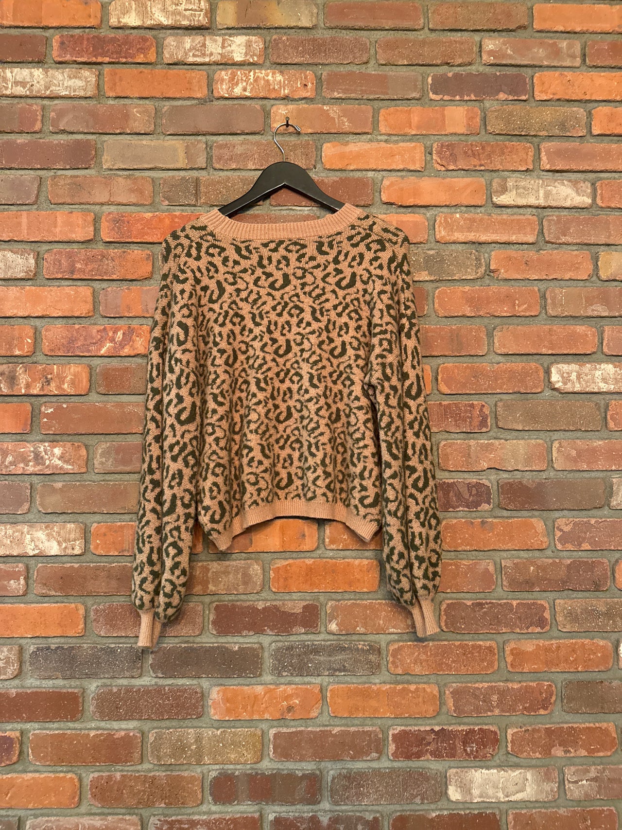 Love Token Leopard Sweater