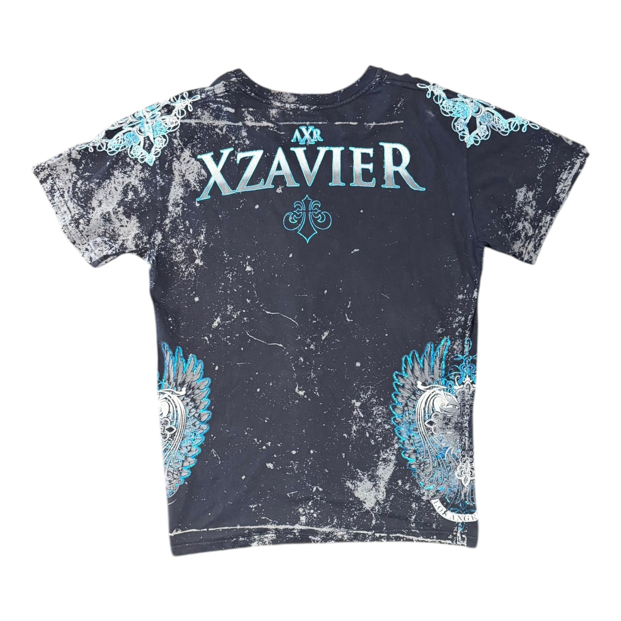 Black and Blue Xzavier Y2K Shirt