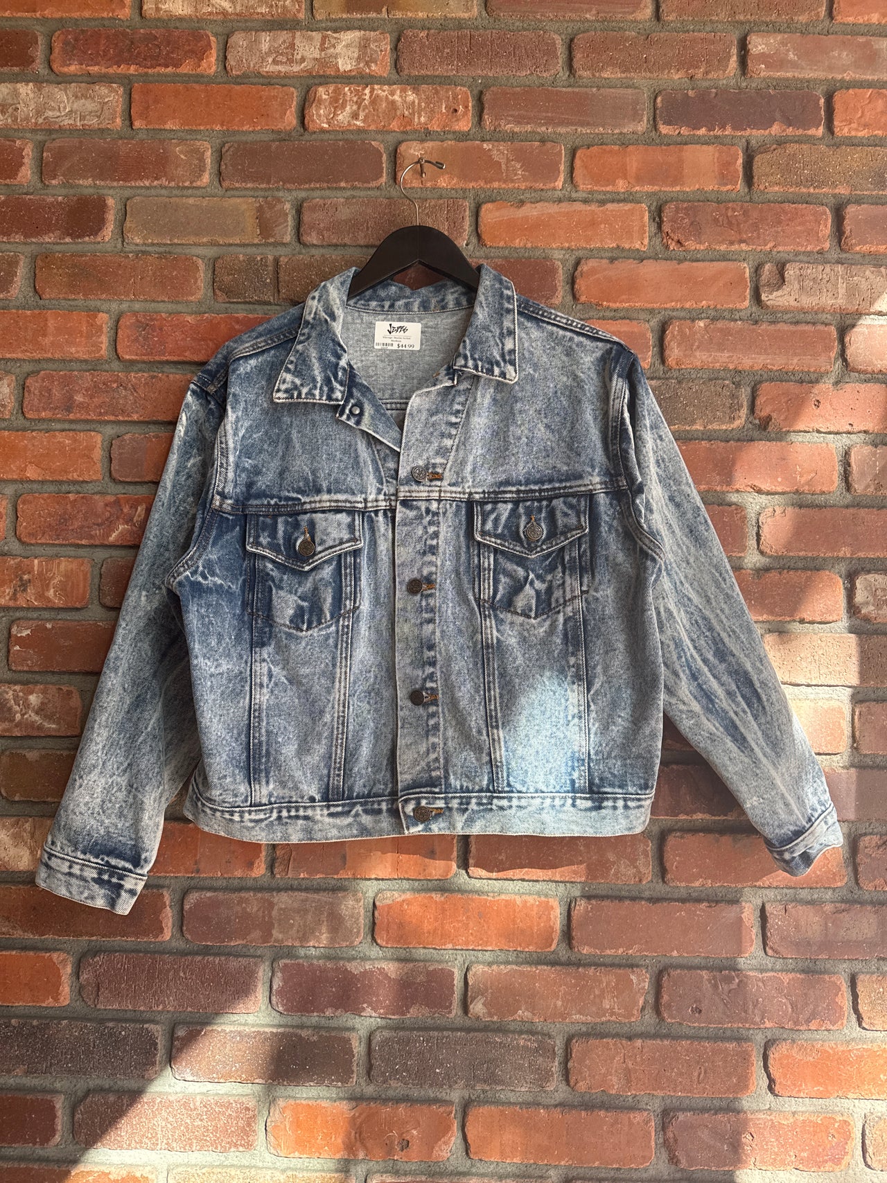 Vintage Acid Wash Denim Jacket