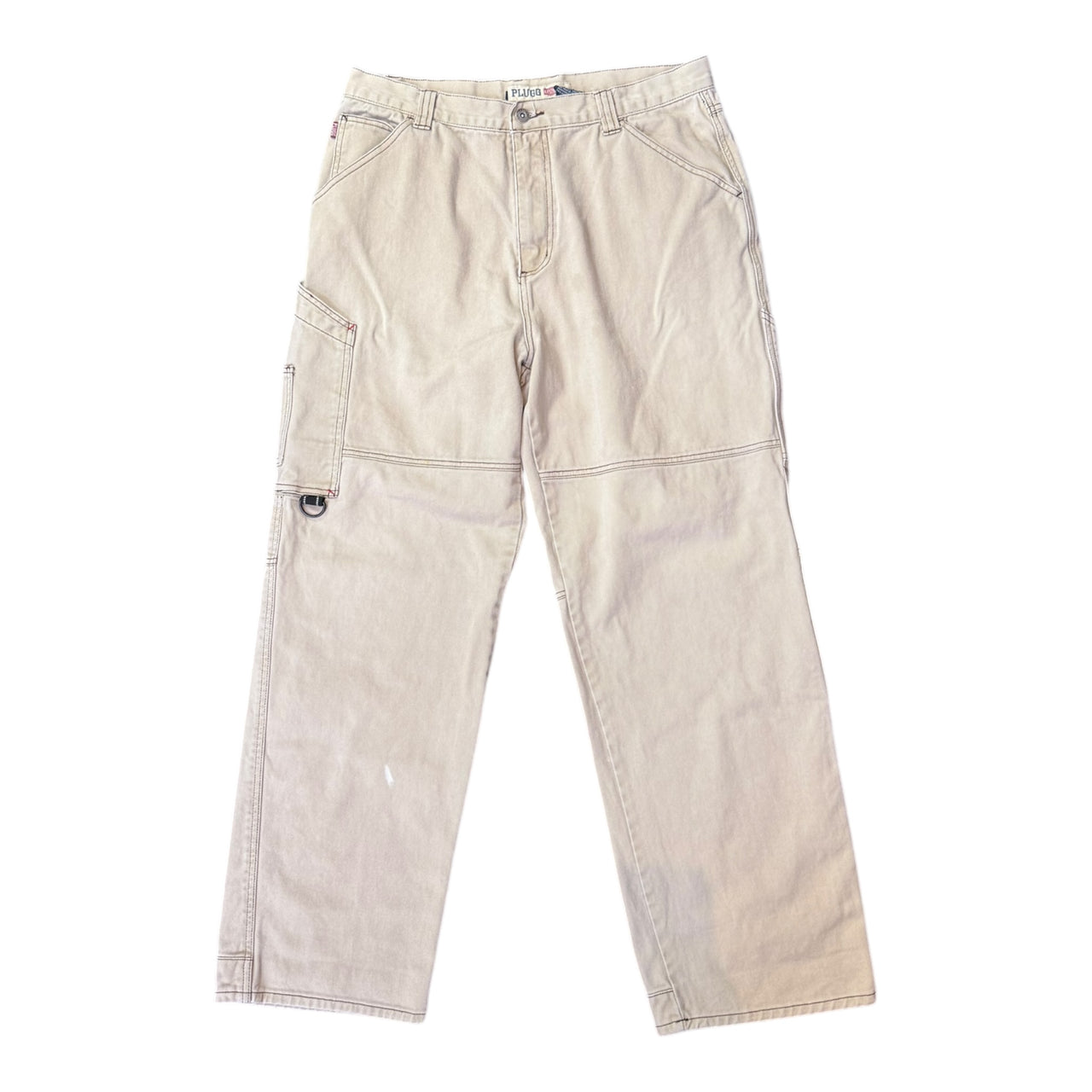 PLUGG Tan Baggy Cargo Pants