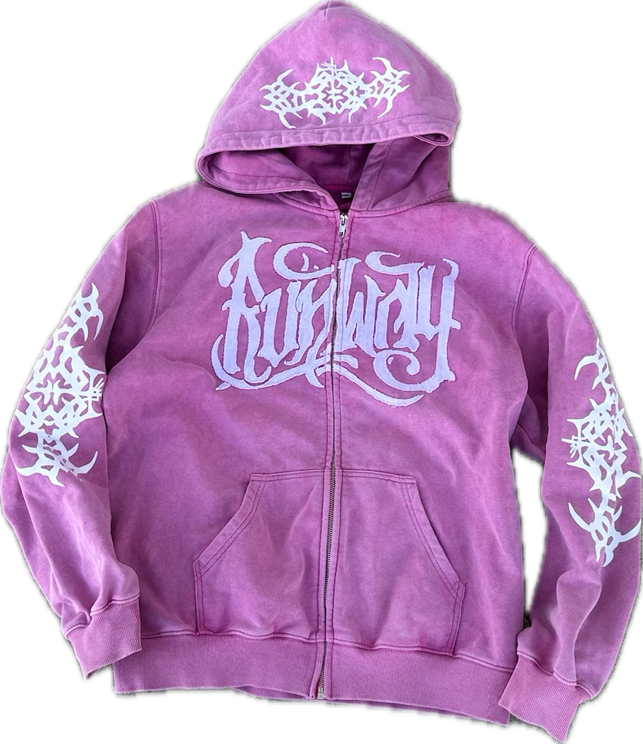 Crest Zip Up - Pink - Rvnway