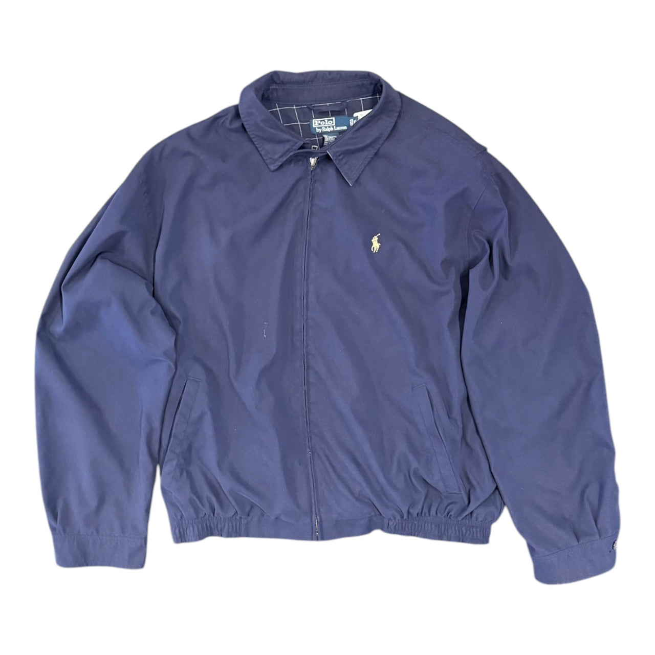 Polo Blue Collard Zip Up