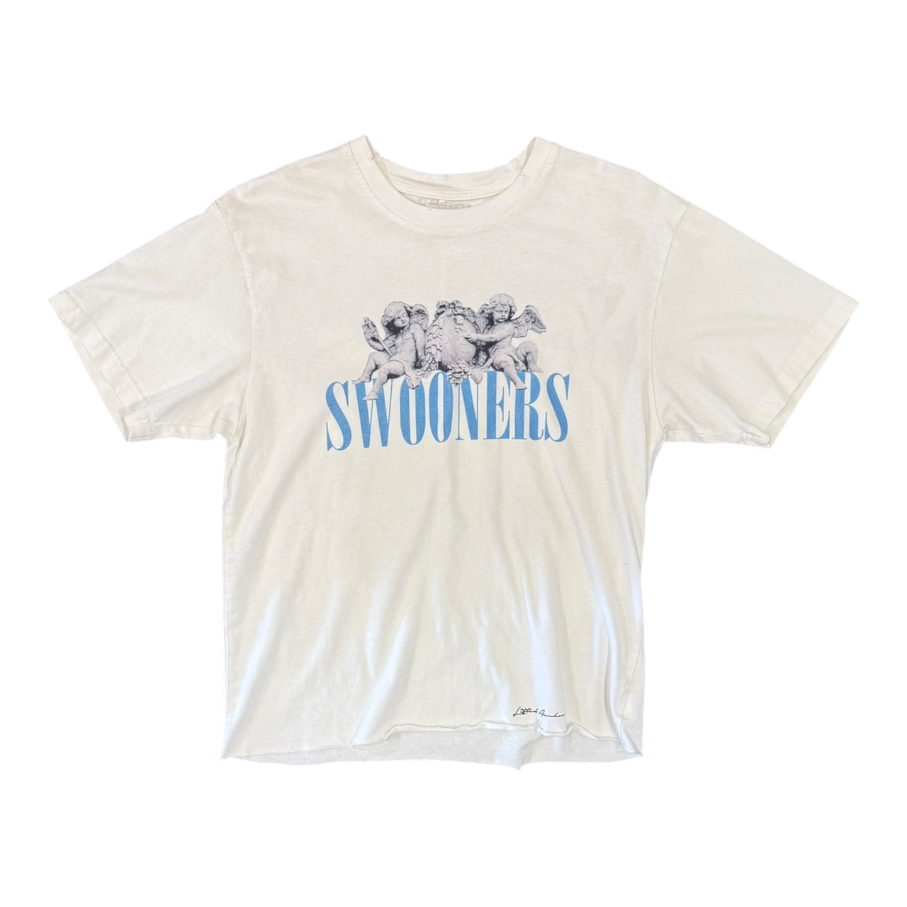 Swooners White cropped tee