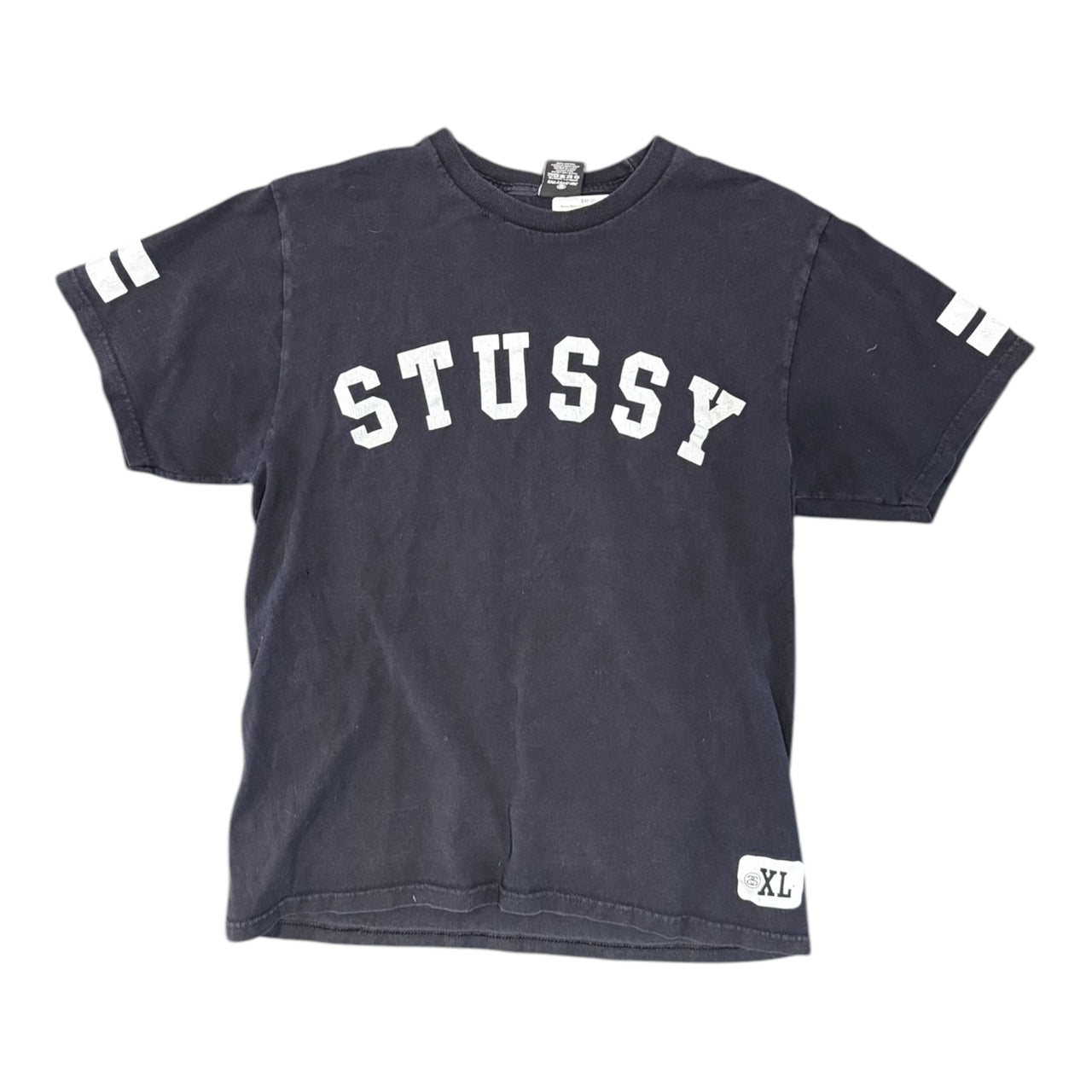 Stussy Black and White Jersey Tee