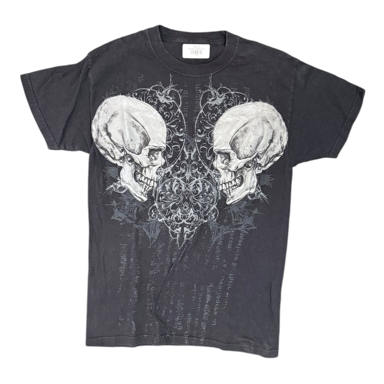 Double Skull Black Tee