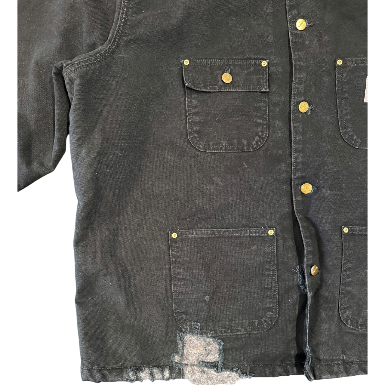 Carhartt Black Lined Chore Jacket