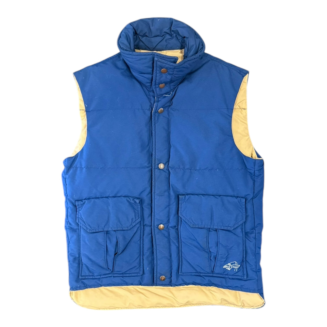 Vintage Snowbird Blue Vest