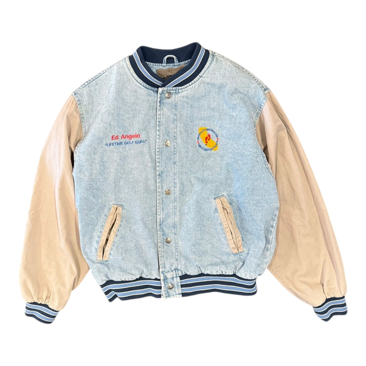 Cops N' Kids SLO Jean Varsity Jacket