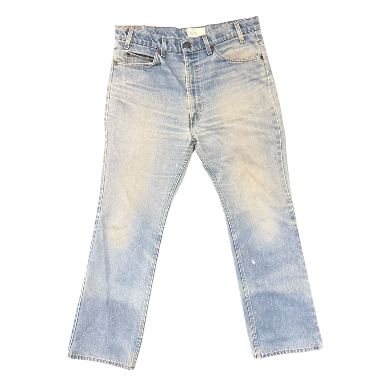 Levis Light Wash Orange Tab Flairs Missing back tab