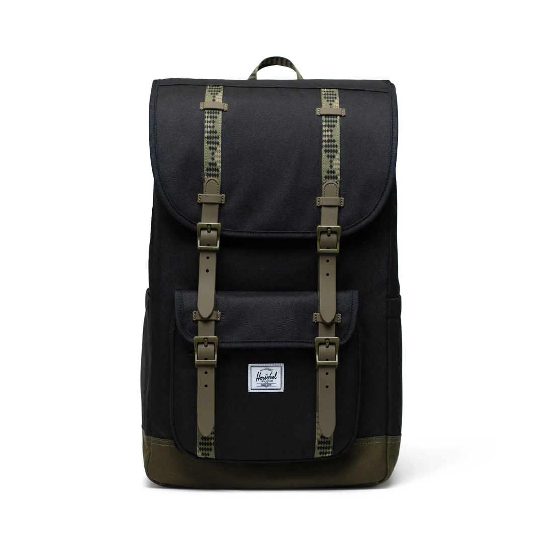 Little America Backpack - Black/ Ivy Green - Herschel