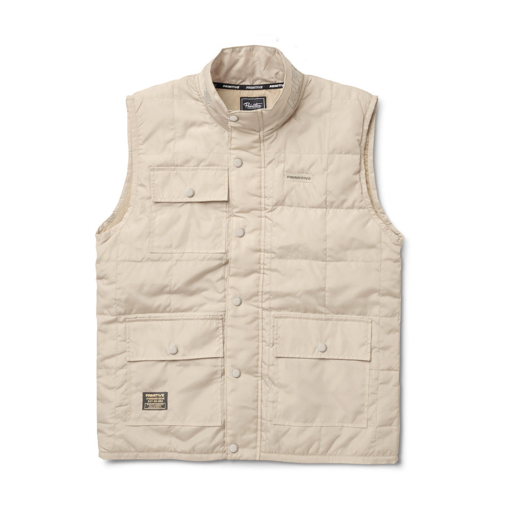 Taylor Puffer Vest - Sand - Primitive