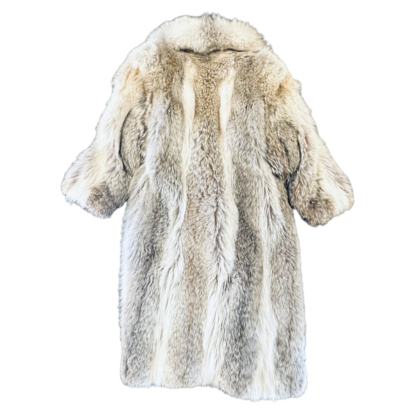 Vintage Coyote Full Length Fur Coat