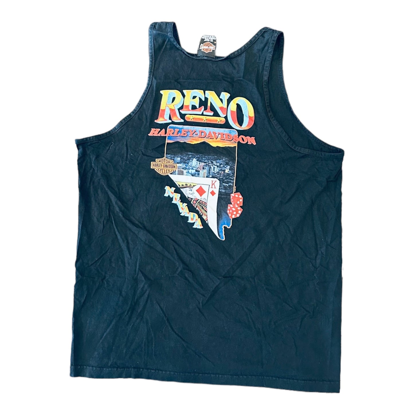 2004 Harley Davidson Reno Tank Top - L - 2c