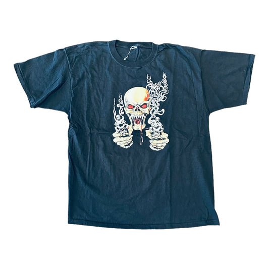 Vintage Skull and Guns Tee - XL - 2c