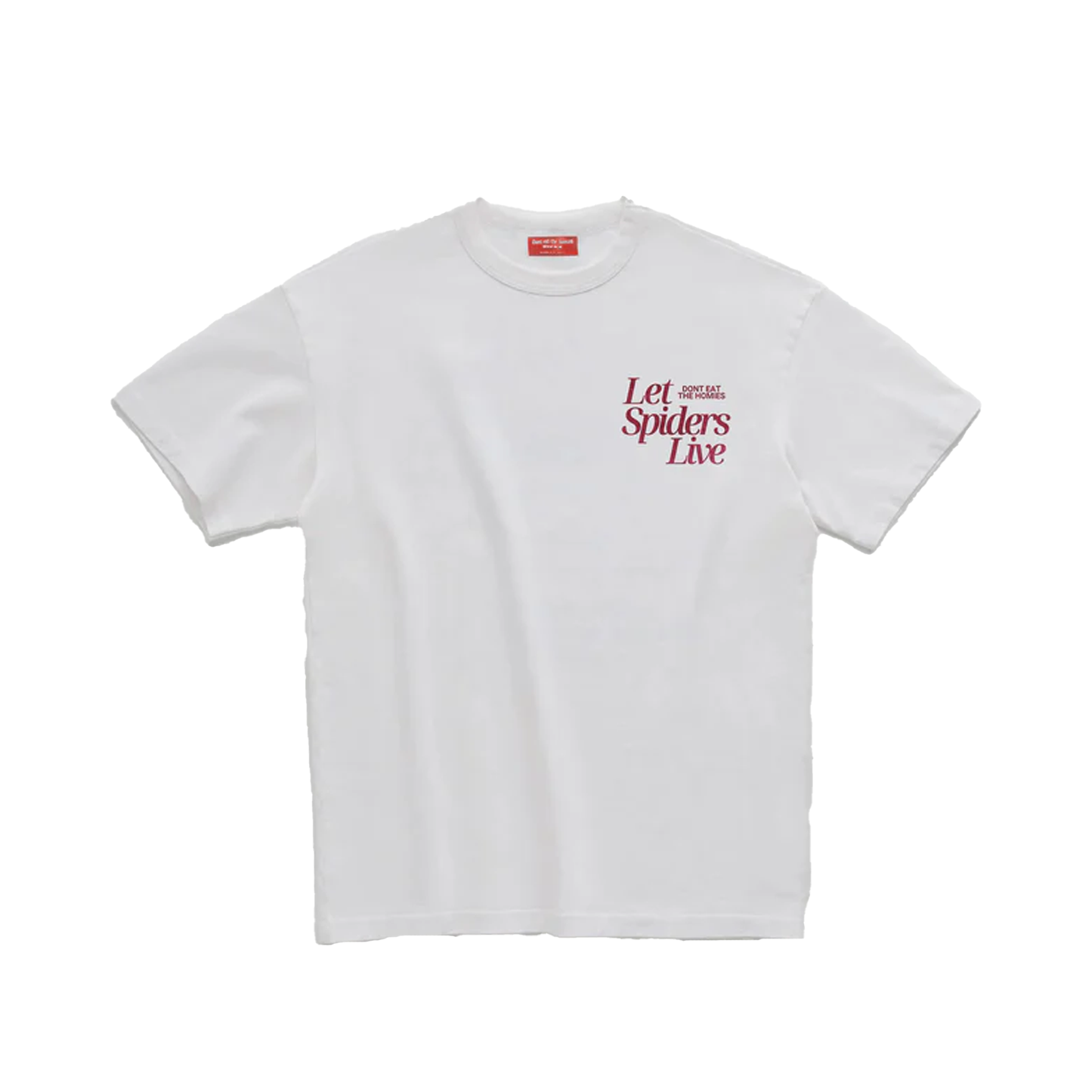 Let Spiders Live Tee - White - Dont Eat The Homies