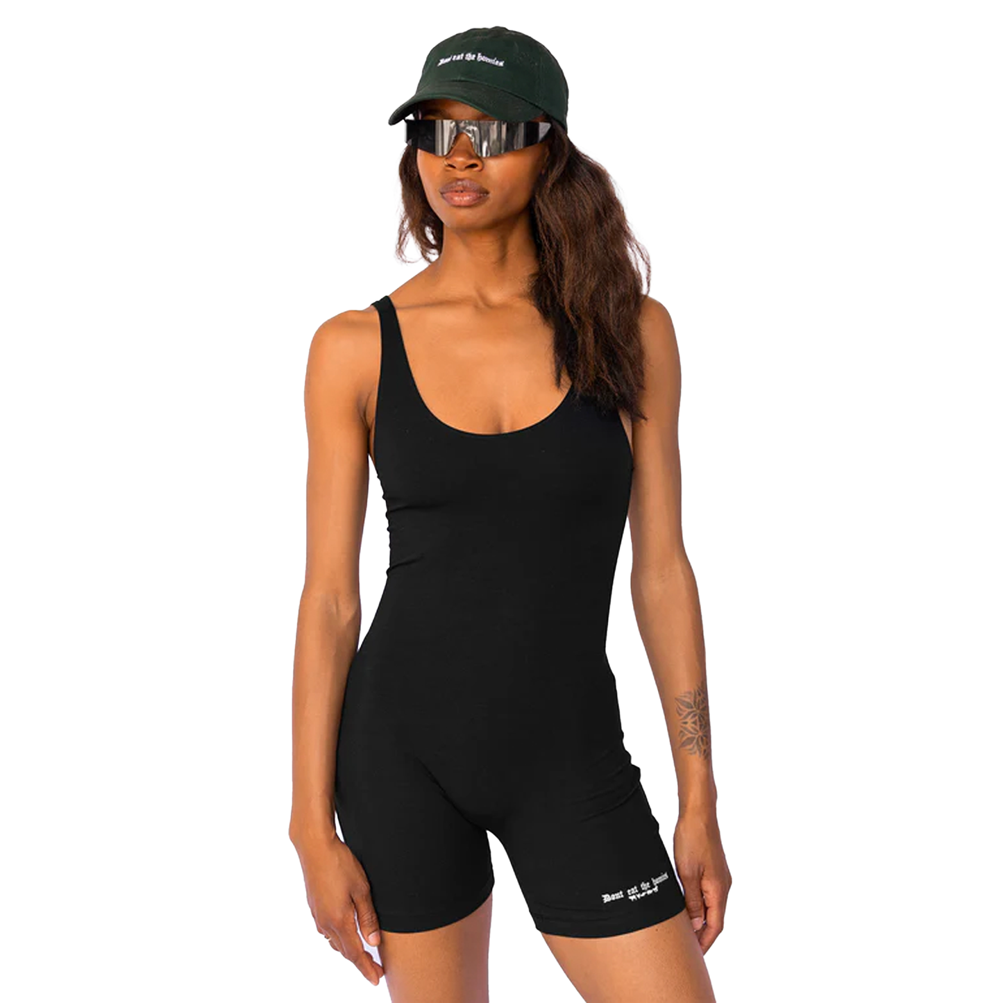 Womens Essential Bodysuit - Black - Dont Eat The Homies