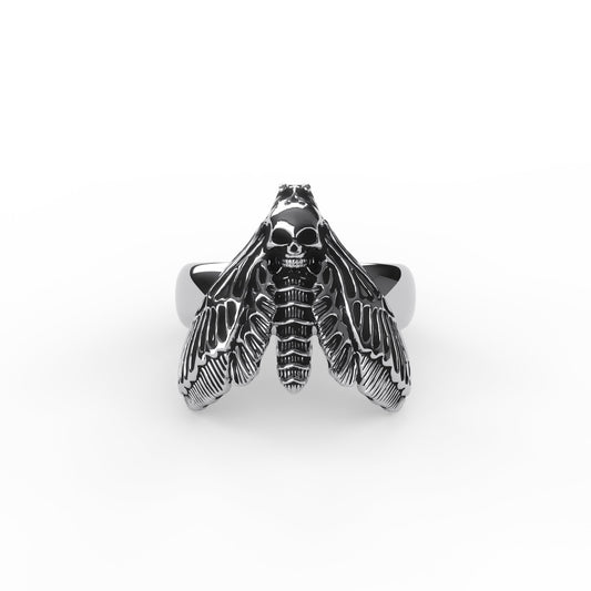 Death Moth Ring - Silver - Jawns