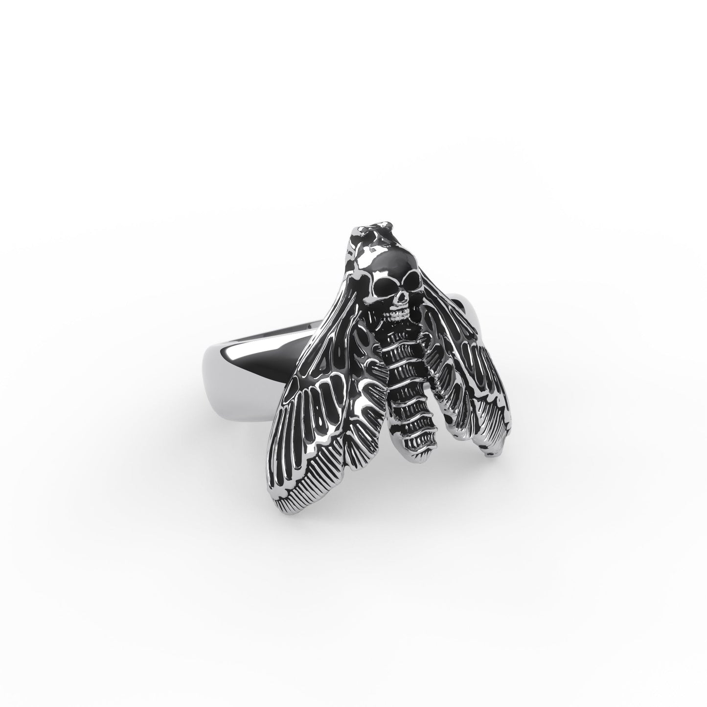 Death Moth Ring - Silver - Jawns