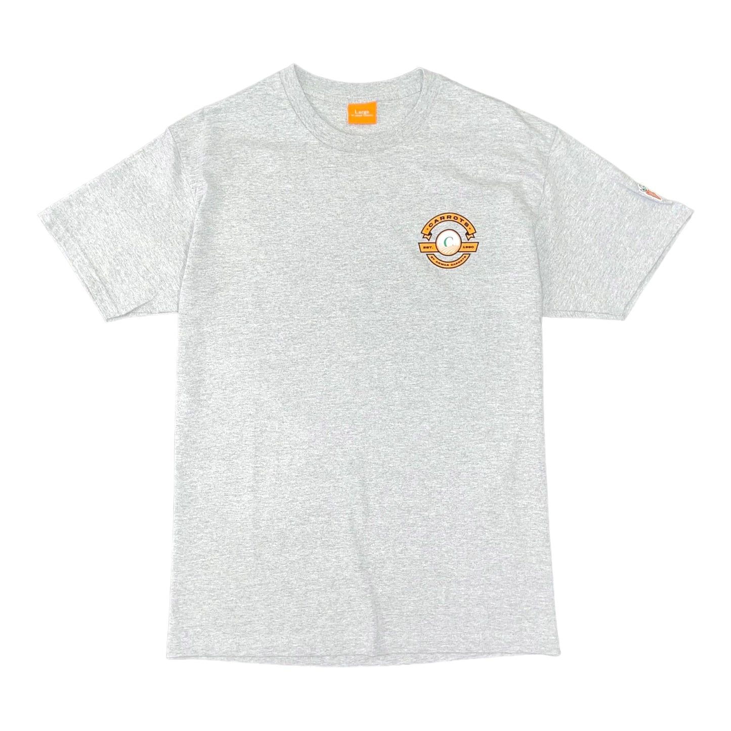 Label T-Shirt - Heather Grey - Carrots