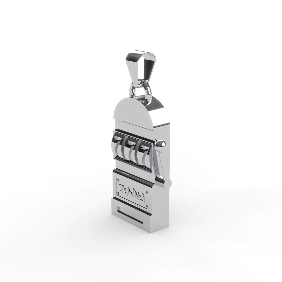 High Roller Pendant - Silver - Jawns