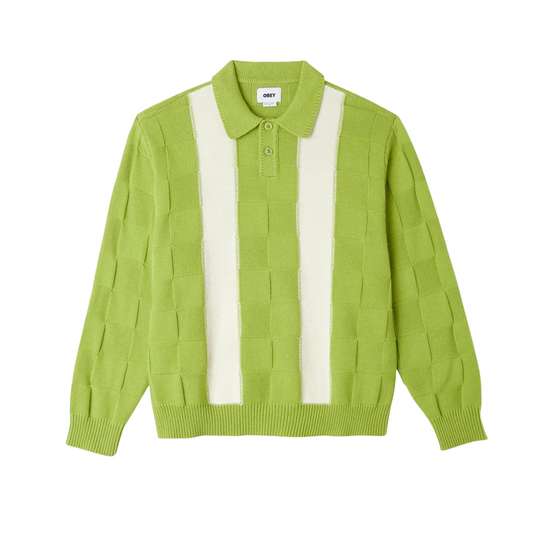 Albert Polo Sweater - Tarragon Green - Obey