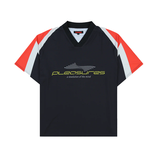 Mind Soccer Jersey - Black - Pleasures