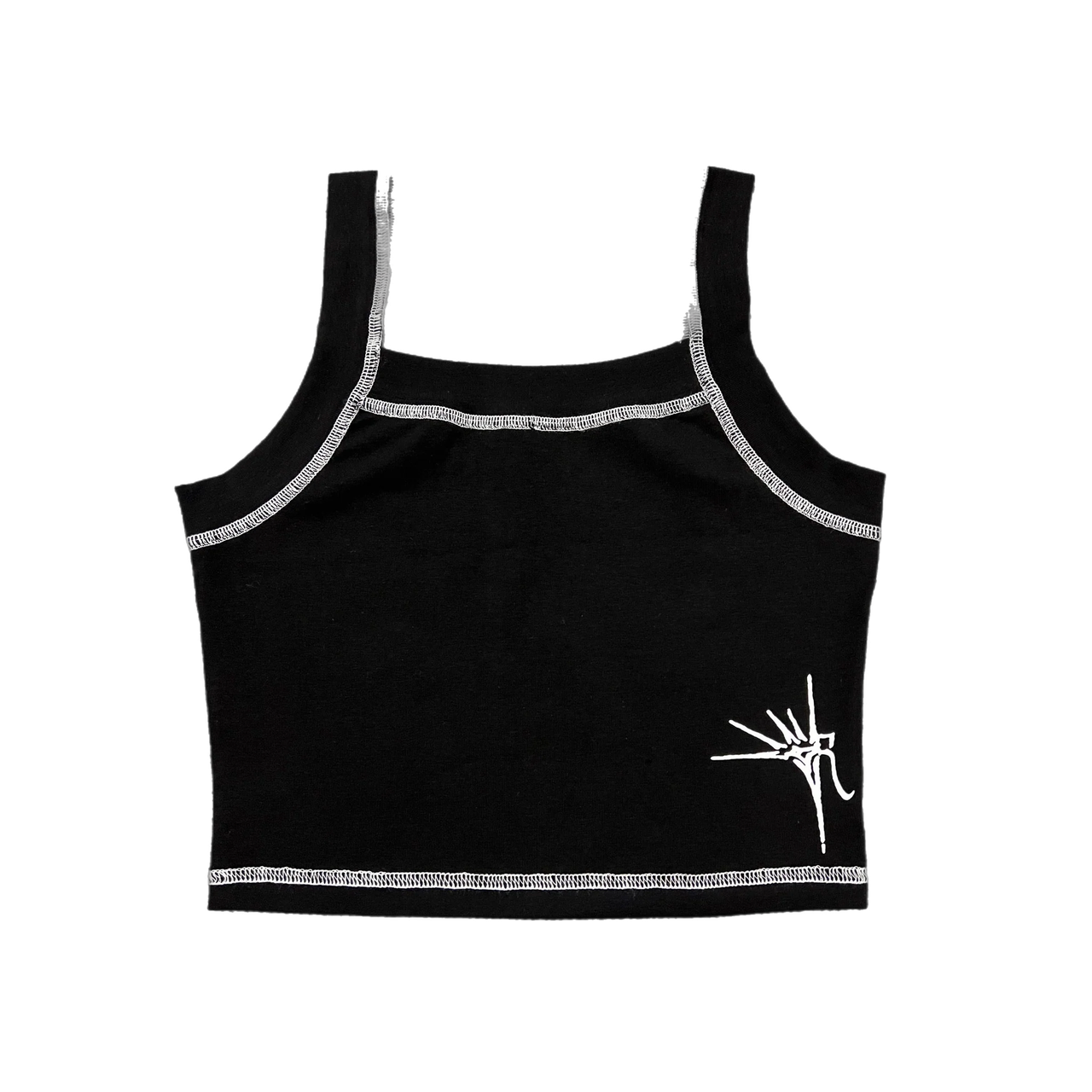 Crop Top - Black - Rvnway